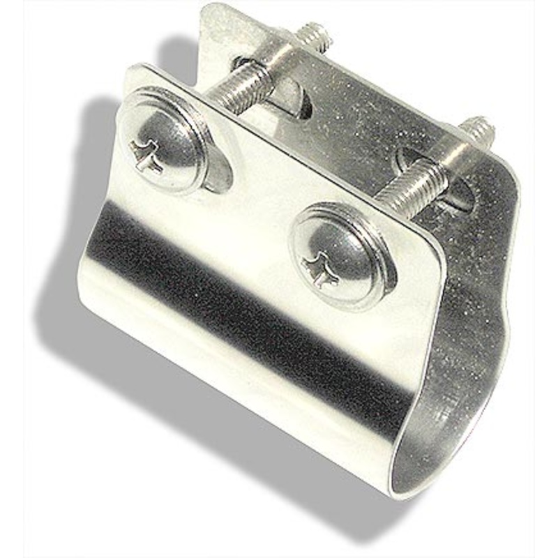 Badge bar clip in polished stainless steel for  (20mm) bars – CXBC01