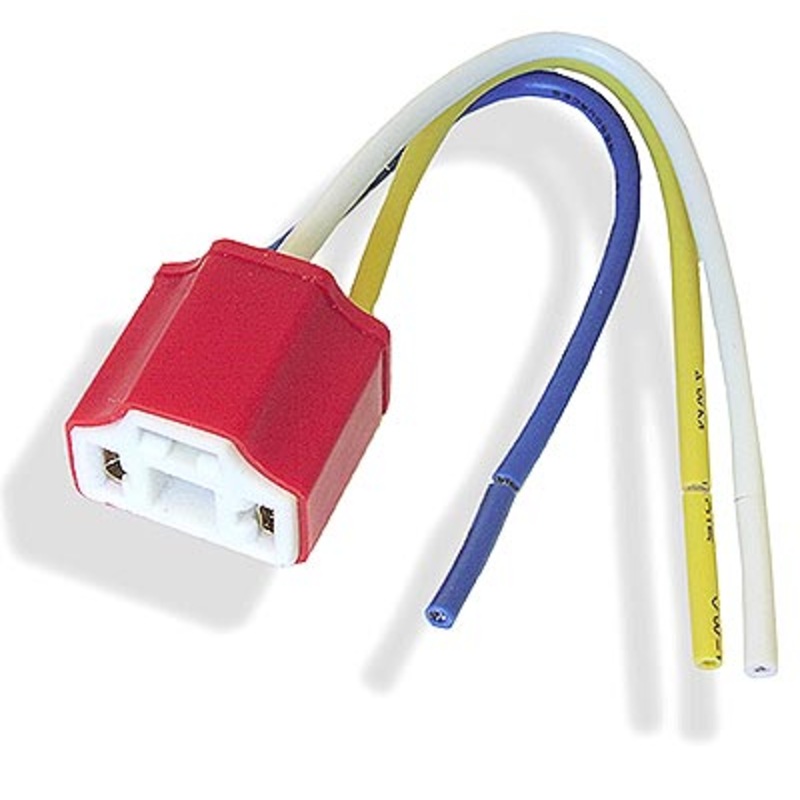 Ceramic headlamp H4 bulb connector  Pair- CLS1042