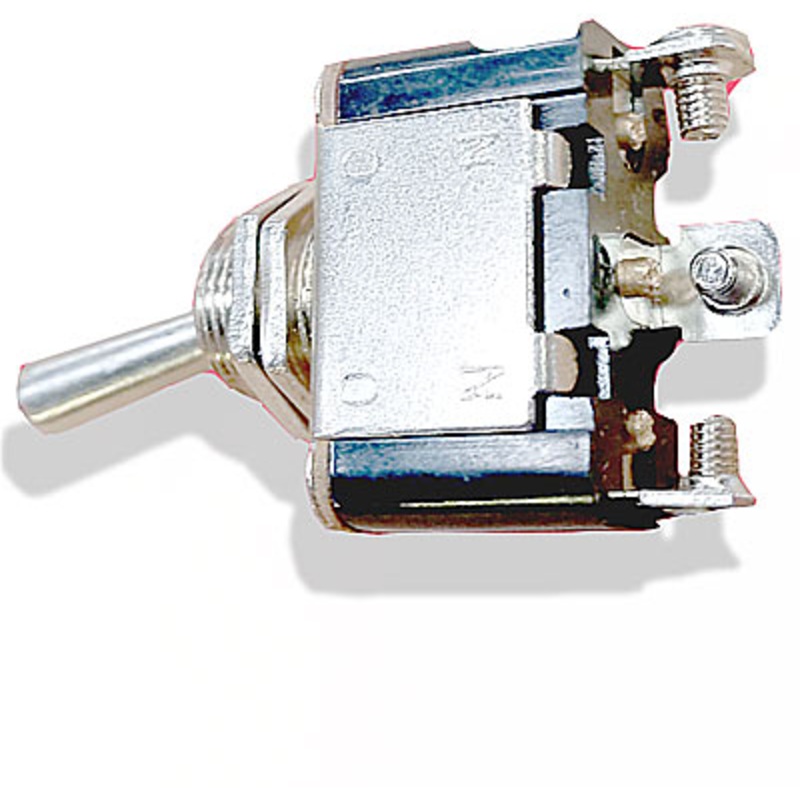 Change-over switch with 3 screw terminals and  On/On chrome toggle [S11] – CLS01110