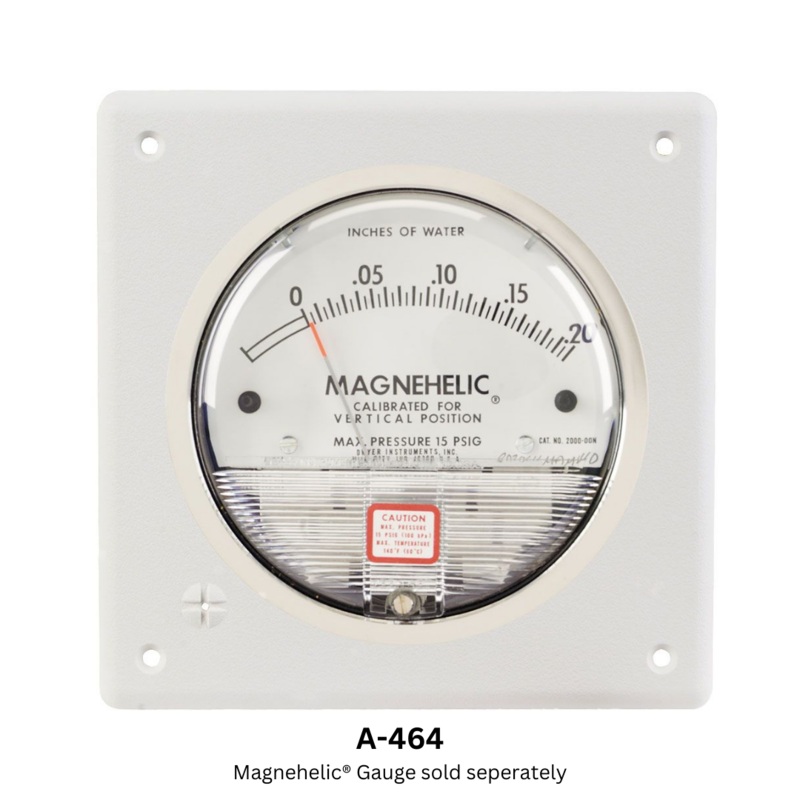 Dwyer Series 2000 Magnehelic Gauge Flush Mounting Kit A-464