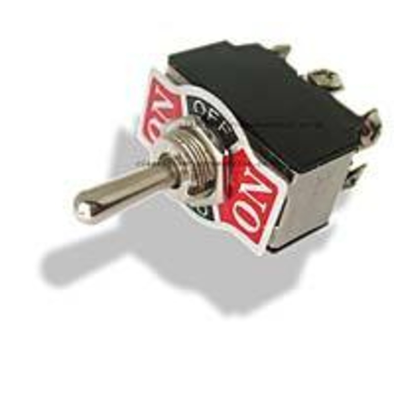 Indicator switch with ON-OFF-ON with logo plate [S7] – CLS0175