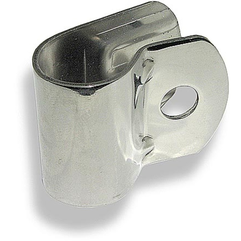 Polished stainless steel Heavy Duty badge bar mounting clamp for spot lamps standard 10mm mounting – CXBC031