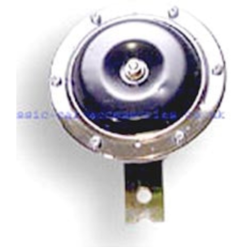 12volt or 6volt Black horn with chrome ring 105mm diameter (H105GTC) – CH02