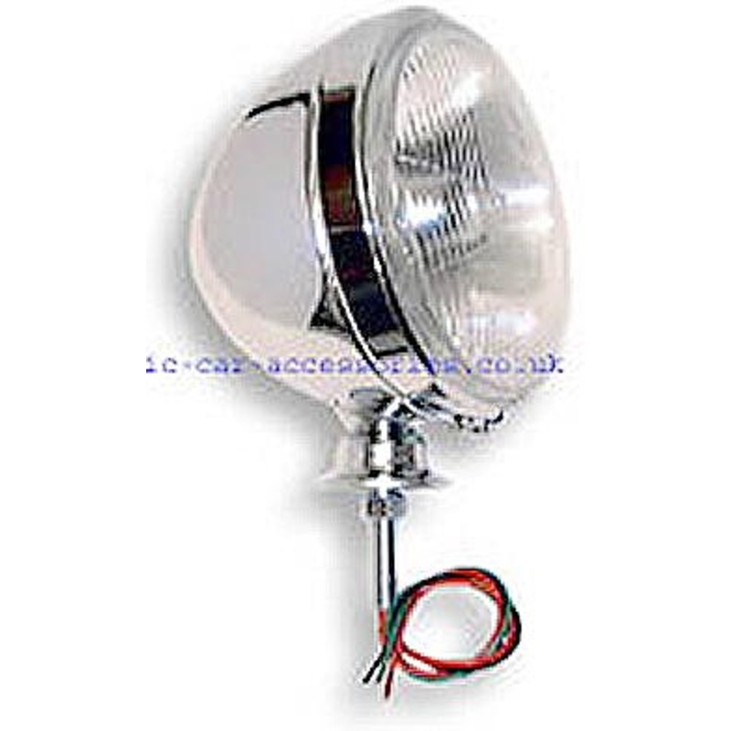 Chrome Headlamp with 7 reflector unit for LHD including free bulbs – CL030