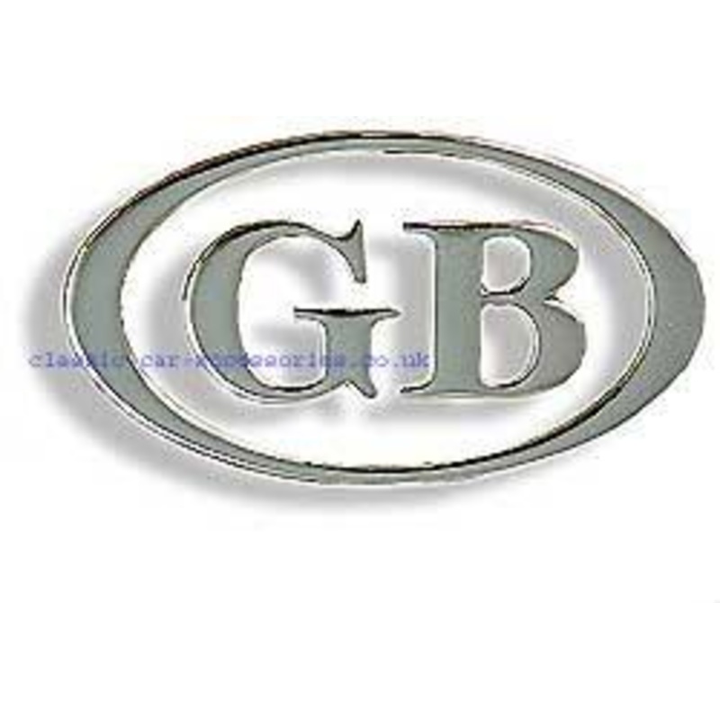 Chrome Oval GB country designation (GB4) – CXB0101