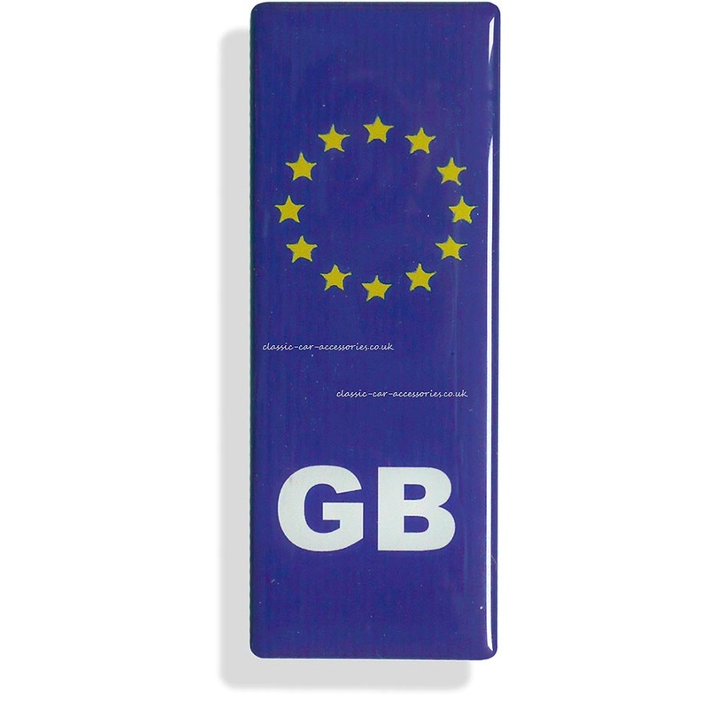 European badge with GB 38 x 100mm – CXB013