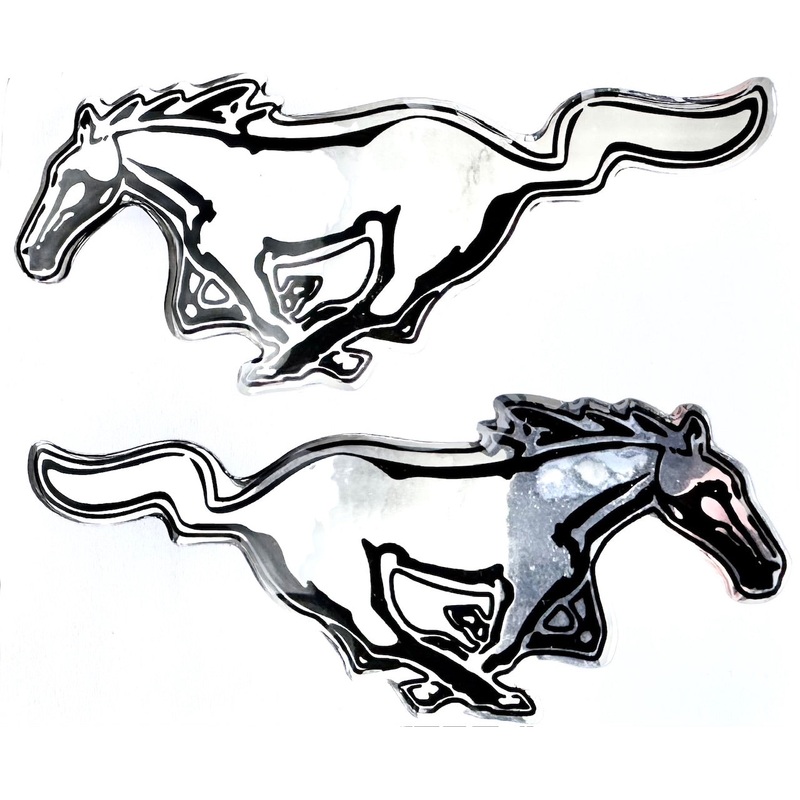 Ford Mustang self adhesive badge (Pair) – CXB0932