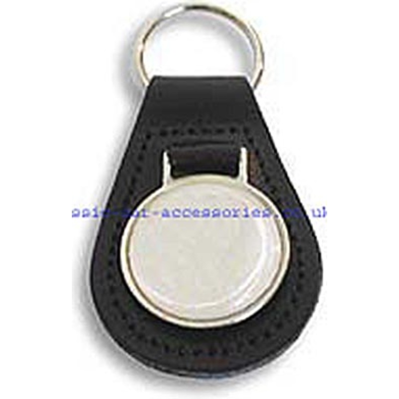 Leather look key fob with motif location – CX1092