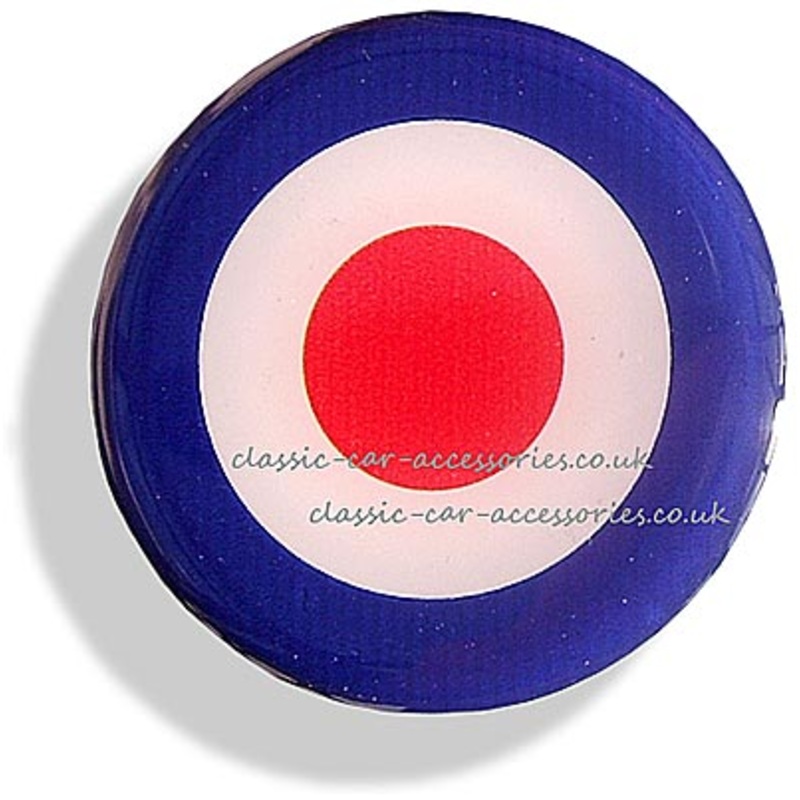 Red, white and blue 65mm Roundel domed Sticker badge – CXW1016