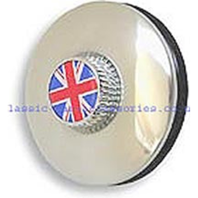Tax disc holder with Chrome knob recessed to take motif. (Not included)  – CXW01