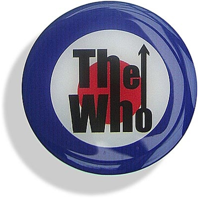 The WHO red, white and blue 65mm Roundel Sticker – CXW10162