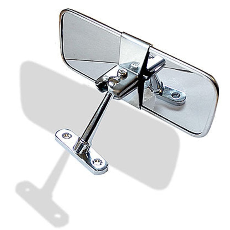 Universal Interior Rear View mirror with stainless steel back (941) – CMN02