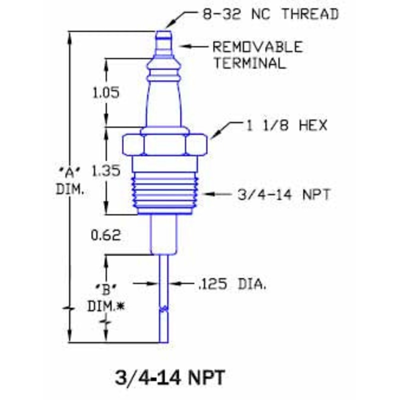 Flame Rod & Igniter R6019