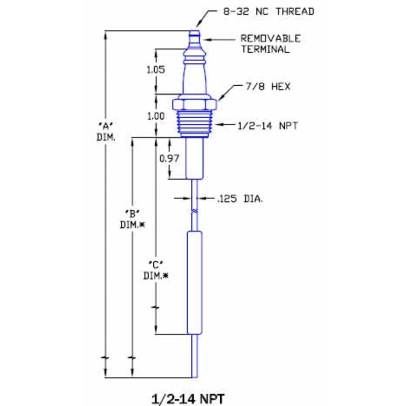 Flame Rod & Igniter R6093