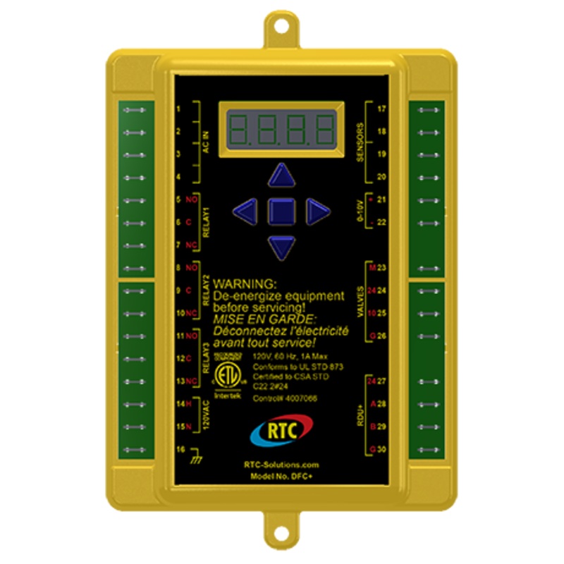 RTC DFC+: Integrated Digital Gas Fired Heating Control with Freeze & Outside Air Thermostat