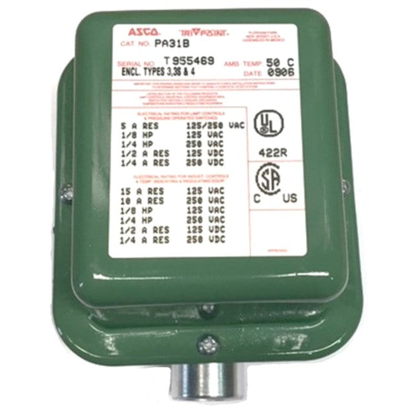 ASCO P-Series Pressure Switch|PB11B|PB21B|PB41B|PC11B|PC21B|PC31B