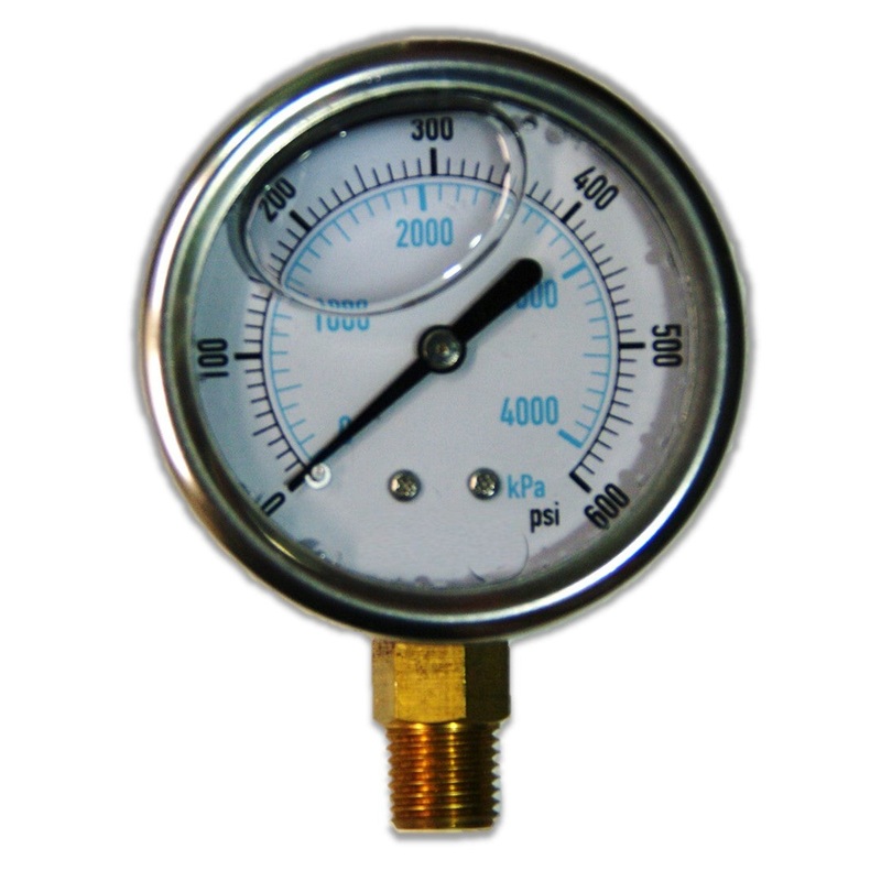 Industrial Liquid Filled Pressure Gauge