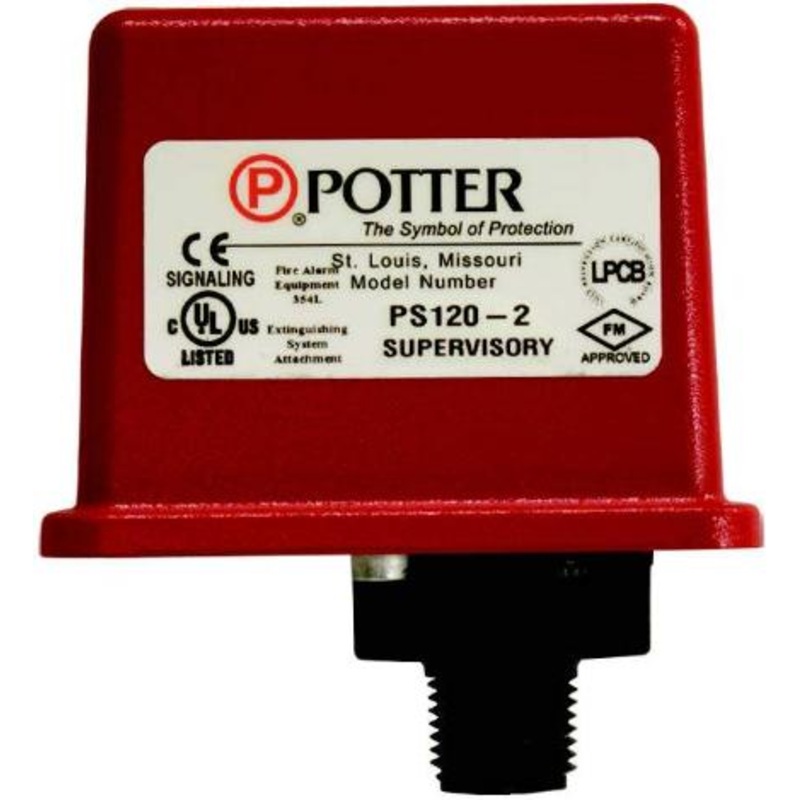 Potter PS120 Pressure Switch|PS120-1|PS120-2