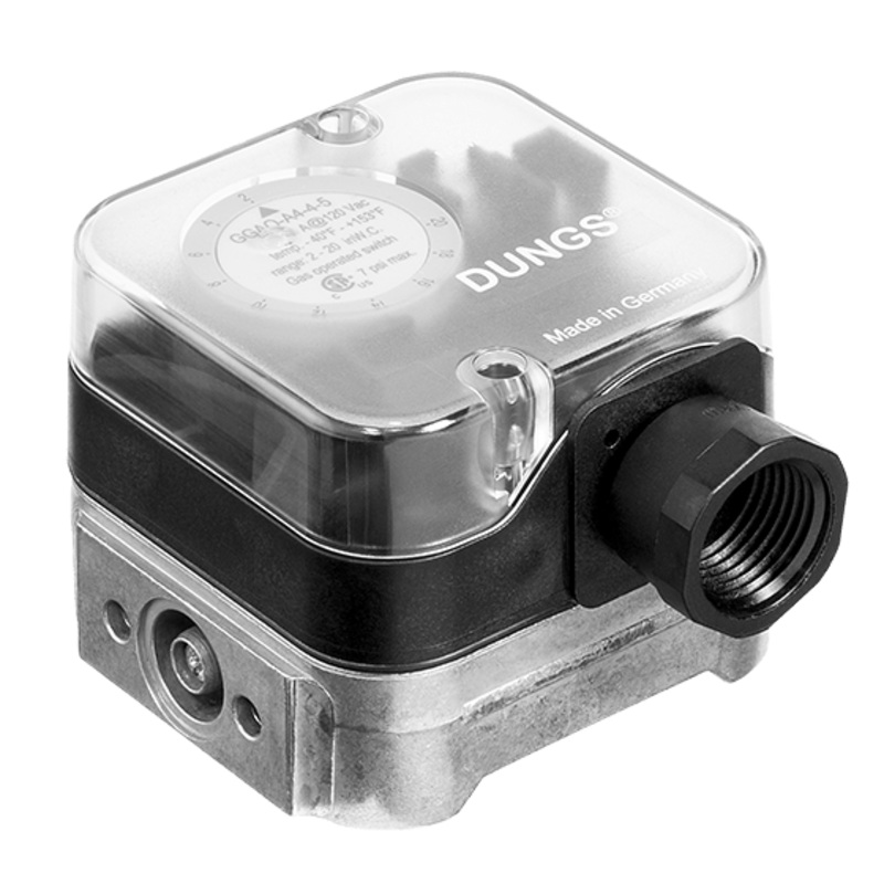 Dungs GGAO High or Low Pressure Switch with Gold Contacts