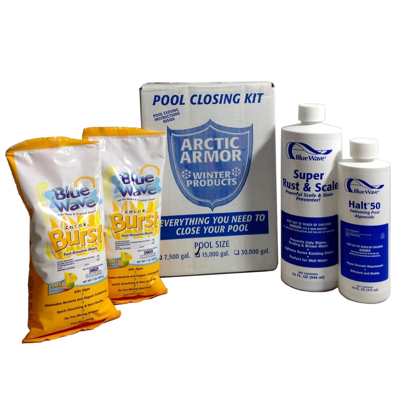 Chlorine Pool Winterizing Kit|Medium to 15,000-gal