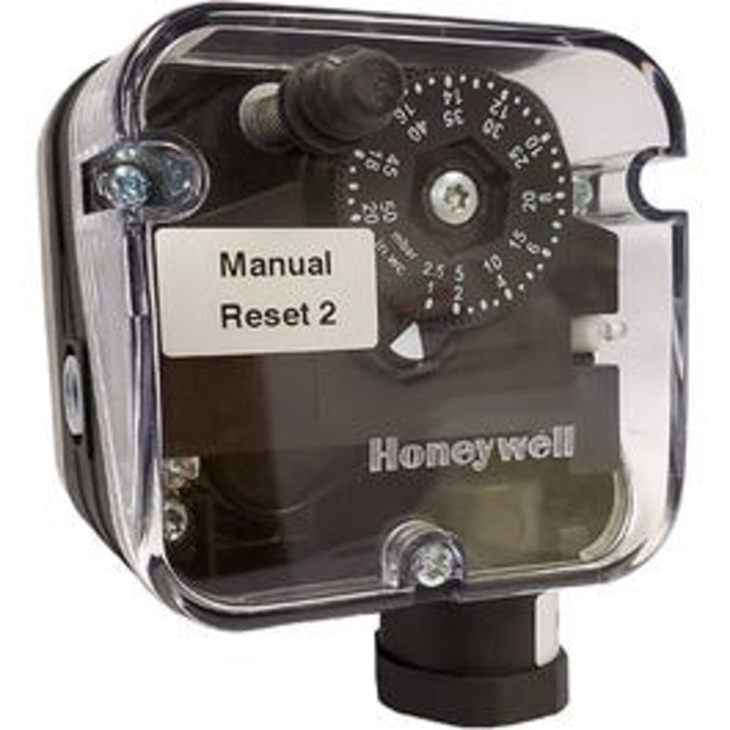 Honeywell Kromschroder Low Gas Pressure Switch with Manual Reset DG Model Range: 40-200WC