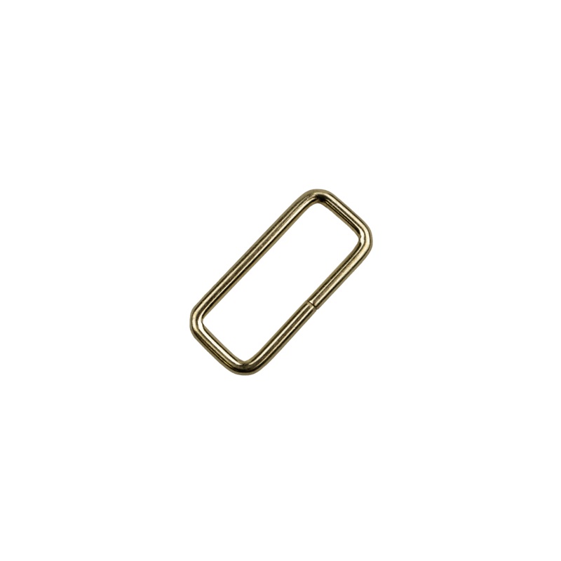 Rectangle Wire Form|Brass|2 x 1/2 inches|Bag (100 Pieces)|Case (2,000 Pieces)