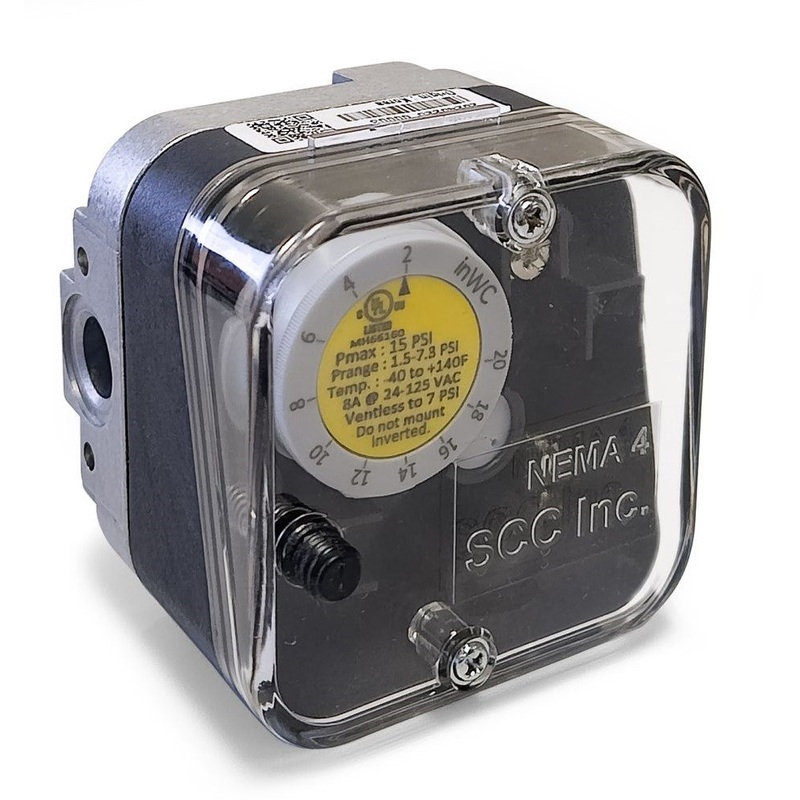 Siemens QP Series High Gas and Air Pressure Switch Manual Reset