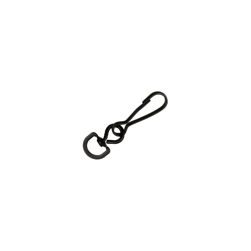 Swivel Loop with Lanyard Hook|Zinc Black Plated|3/8 inch|Bag (1,000 Pieces)|Case (6,000 Pieces)