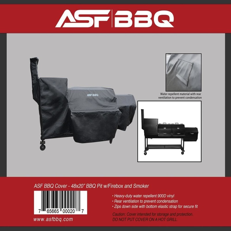 Cover – 48×20 w/Firebox and Smoker