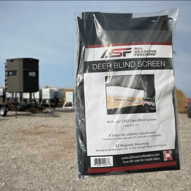 Deer Blind Screen for Window