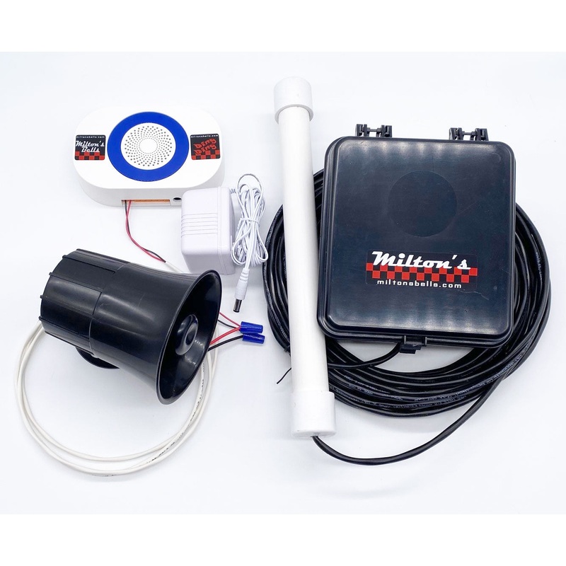 Vehicle Detector Probe Chime and LOUD Siren Kit  Wireless Vehicle Monitoring System for High-Noise Environments