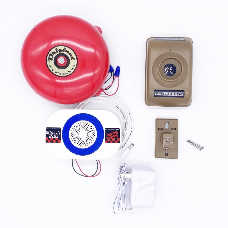 Wireless Driveway Motion Sensor Alarm  Long-Range Detection with Customizable Chimes and Original Bell for Industrial & Residential Use