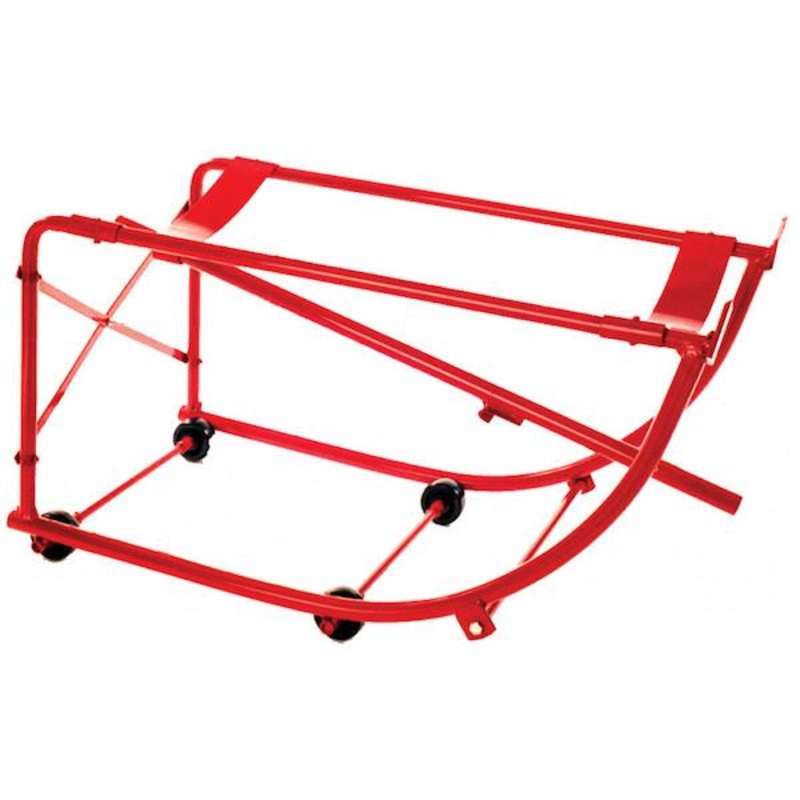 ZE135 – Tilting Drum Cradle with Axle and Wheels (600 Pound Max Load)