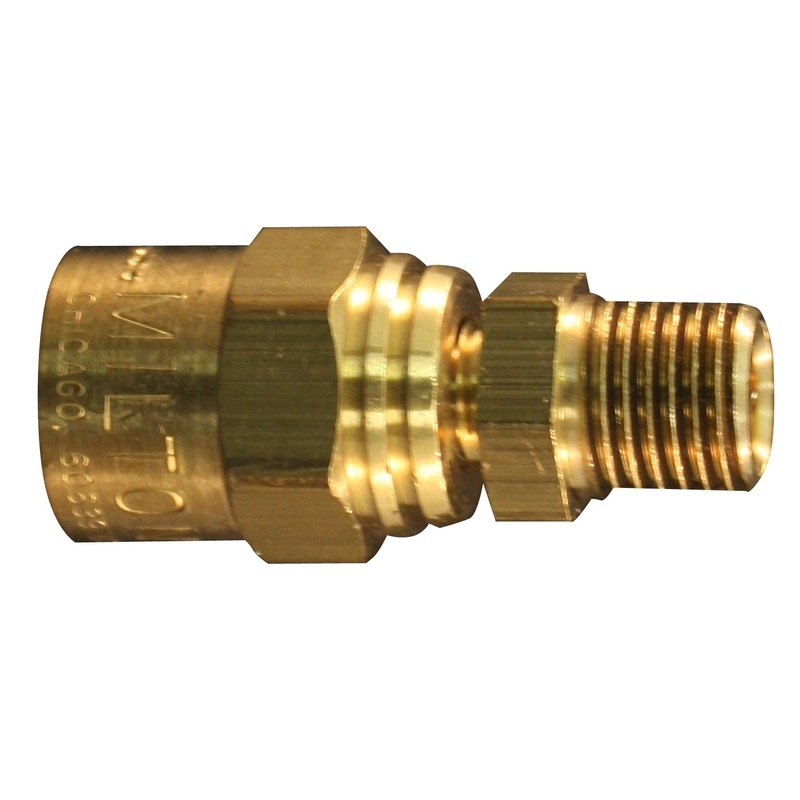 1/4 MNPT 5/8 OD Reusable Hose End Fitting (Box of 10)