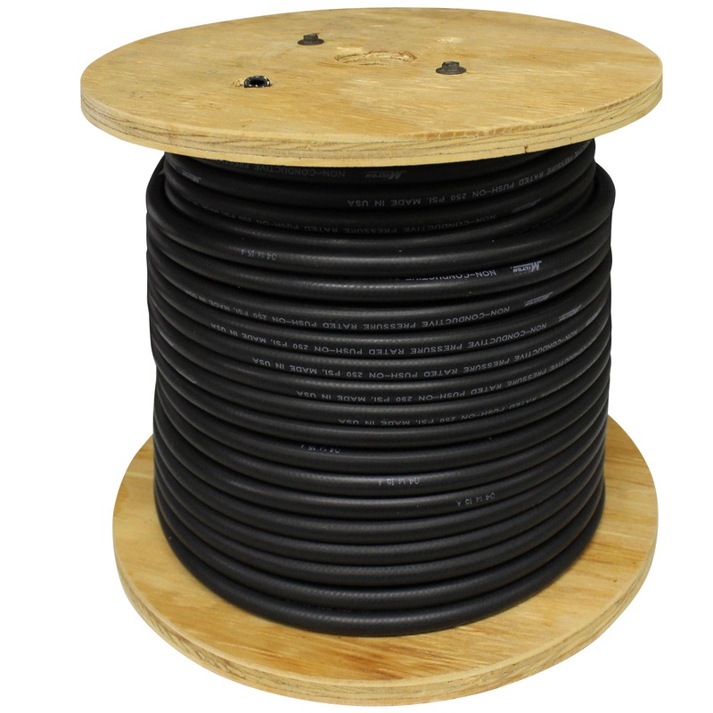 100′ 3/8 ID Push-on and Lock Hose, 100′ Long