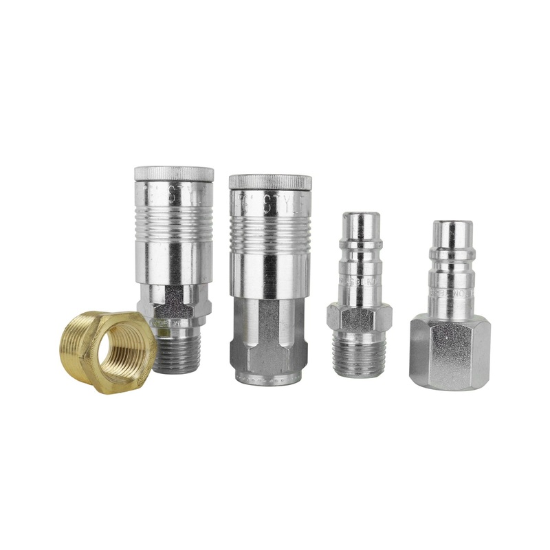 G-Style Coupler, Plug and Air hose Reducer Bushing Kit – 5 Pieces