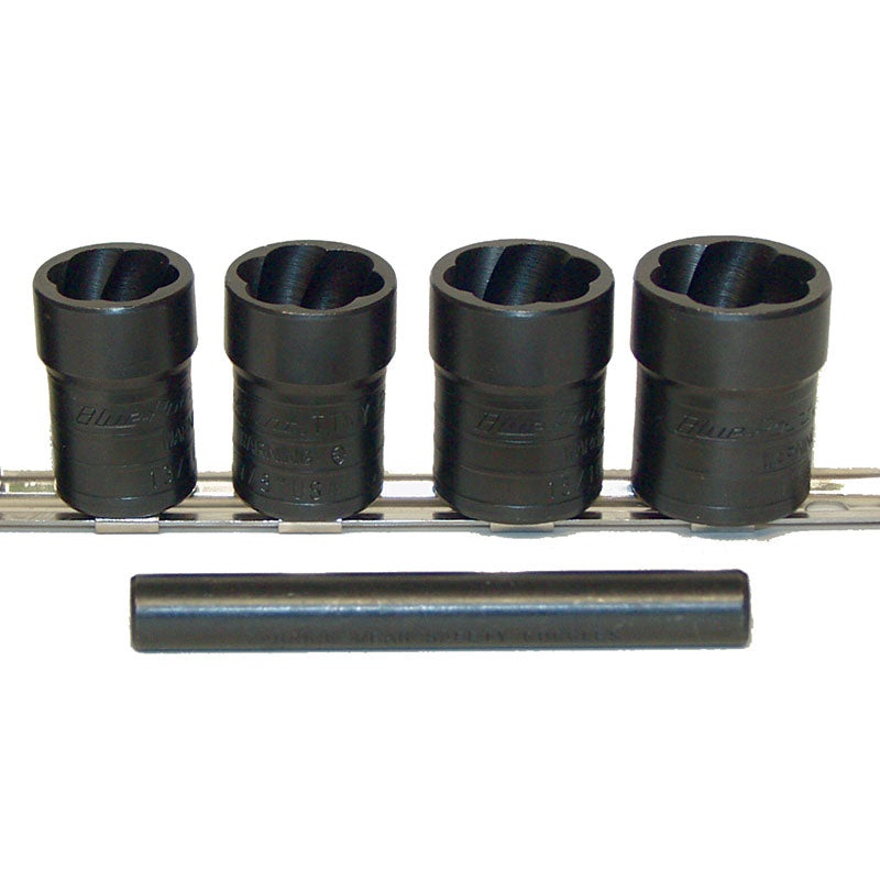 1/2 Drive 5 Piece Locking Lug Nut Twist Socket Removal Kit