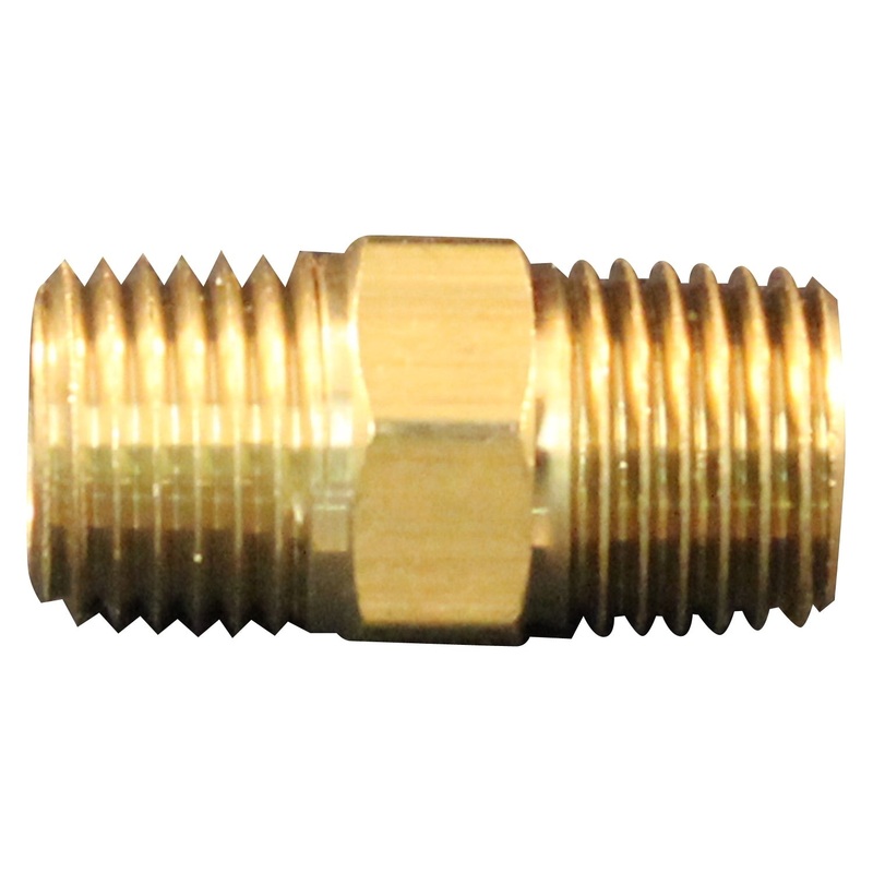1/2 MNPT Hex Nipple Hose Fitting (Box of 5)