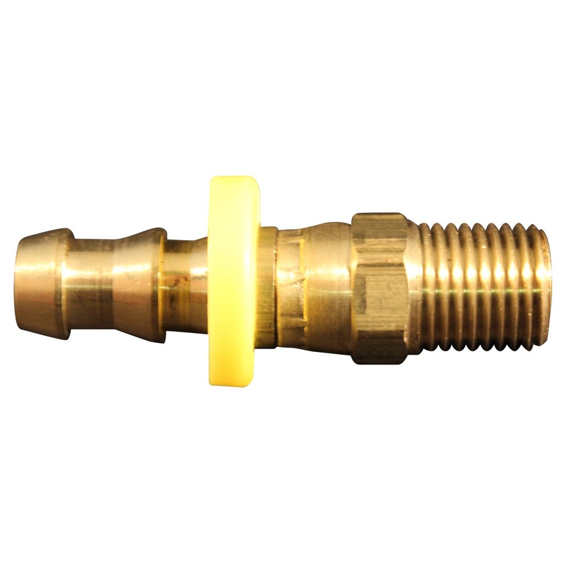 1/4 MNPT 1/4 ID Push-on and Lock Fitting (Box of 5)