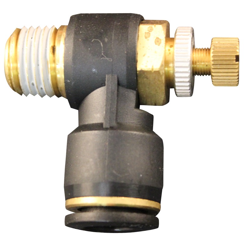 1/4 MNPT 1/4 OD Push-to-Connect Meter Out Flow Control (Box of 5)