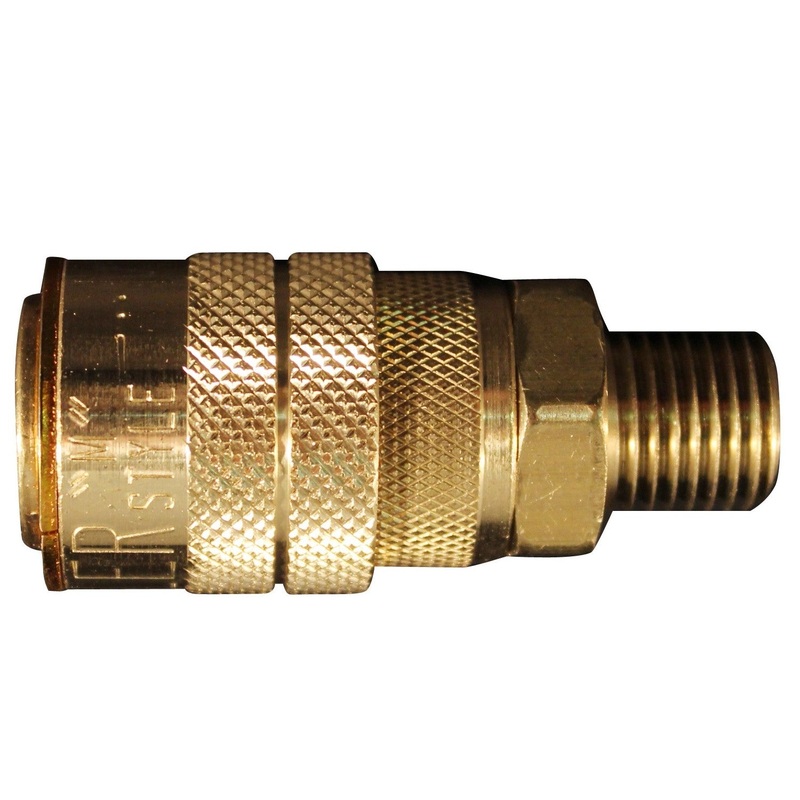 1/4 MNPT M-STYLE Coupler w/ Drag Guard (Box of 100)