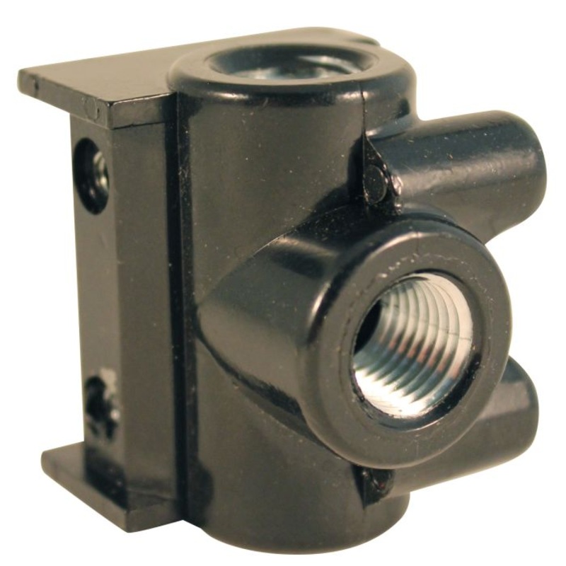 1/4 NPT FRL Modular Outboard 3 Port Diverter