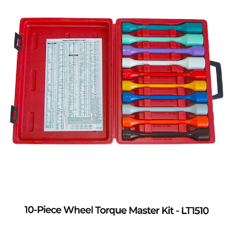 10-Piece Wheel Torque Socket Master Kit For 1/2 Inch Drive Impact Wrench-LTI1510