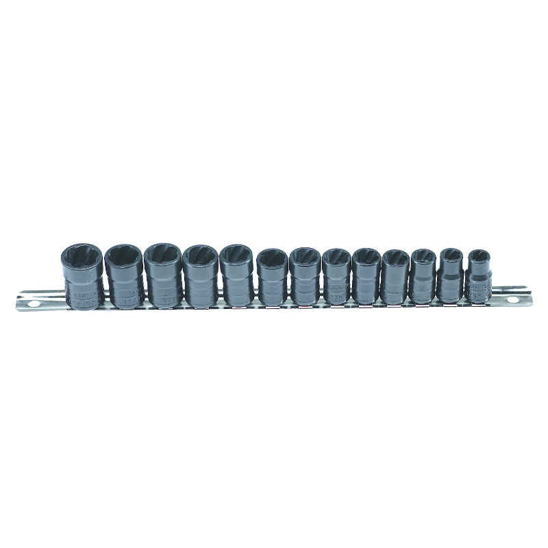 3/8 Drive 13 Piece Twist Socket Fastener Removal System