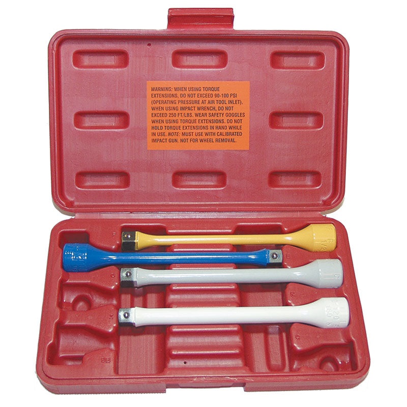 1/2 Drive 4 Piece Wheel Torque Extension Kit