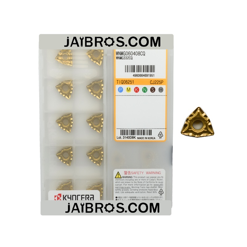 Kyocera wnmg insert 060408 cq cj225 pack of 10