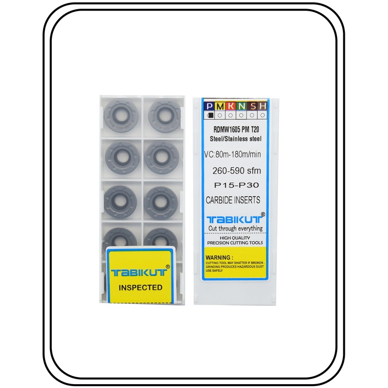 RDMW1605 Tabikut Carbide insert R8 pack of 10 for T20 grade pack of 10