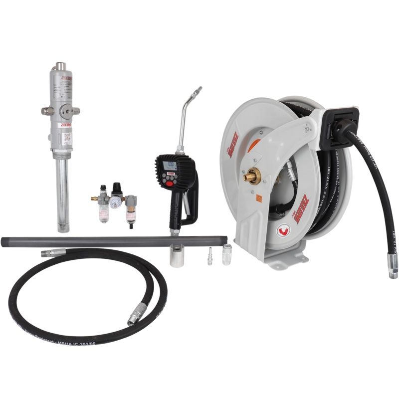 ZE1700K-55-500  3:1 Eco Series Pump Kit 55-Gal w/reel & preset meter
