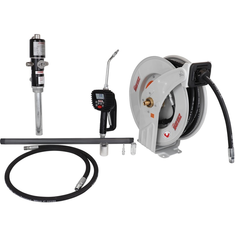 ZE1730K-16-500  5:1 Eco Series Pump Kit 55-Gal w/reel & preset meter