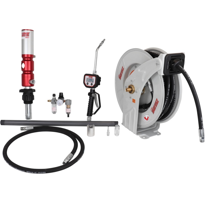 ZE1730PK-16-600  5:1 Premium Series Pump Kit 16-Gal w/reel & meter